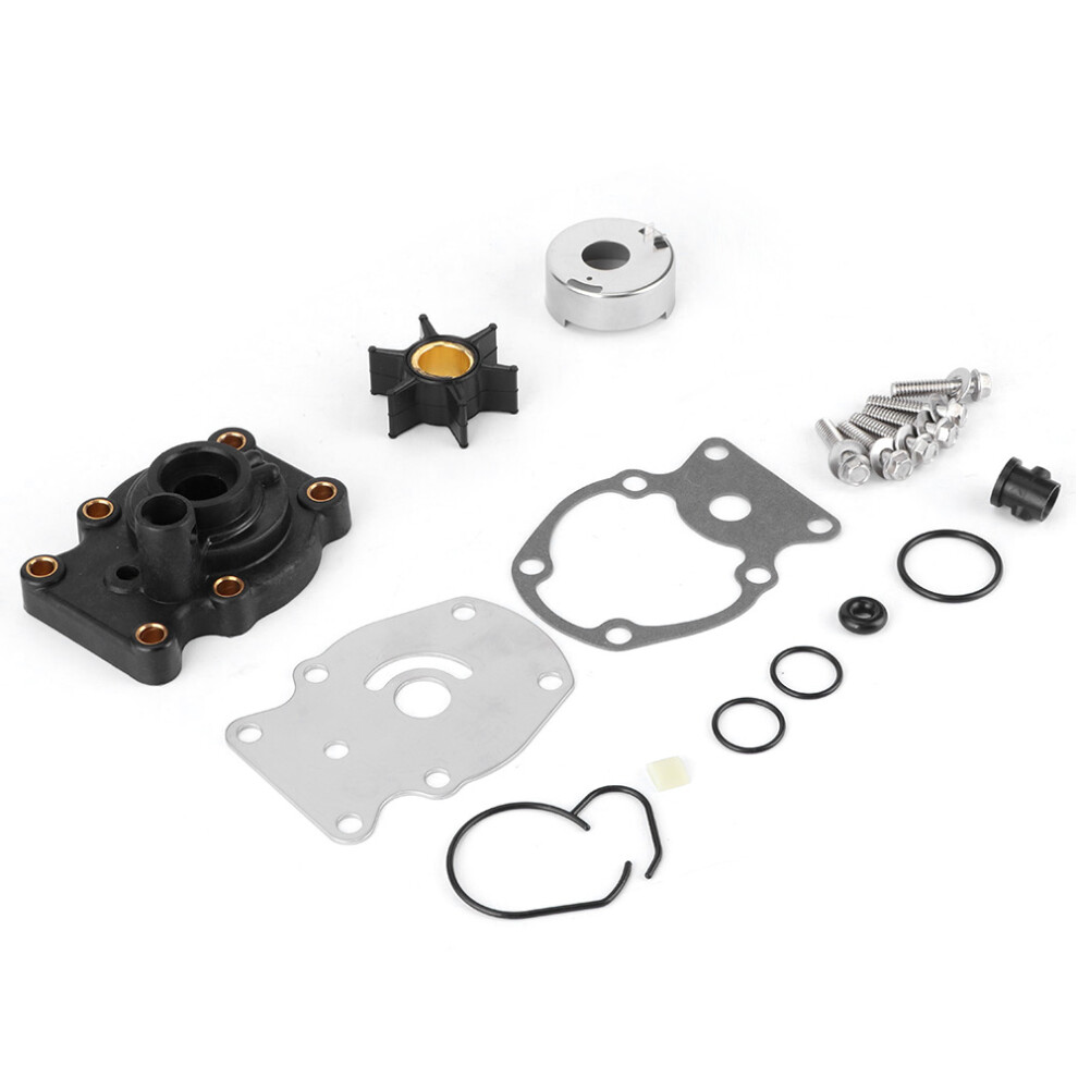 Water Pump Impeller Repair Kit For 20-35 Hp Outboards, 6-Blade, Rubber 7621392203393