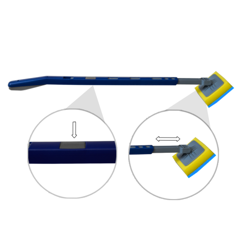KCT KCT Handheld Household Telescopic Cleaner with Interchangeable Head 1