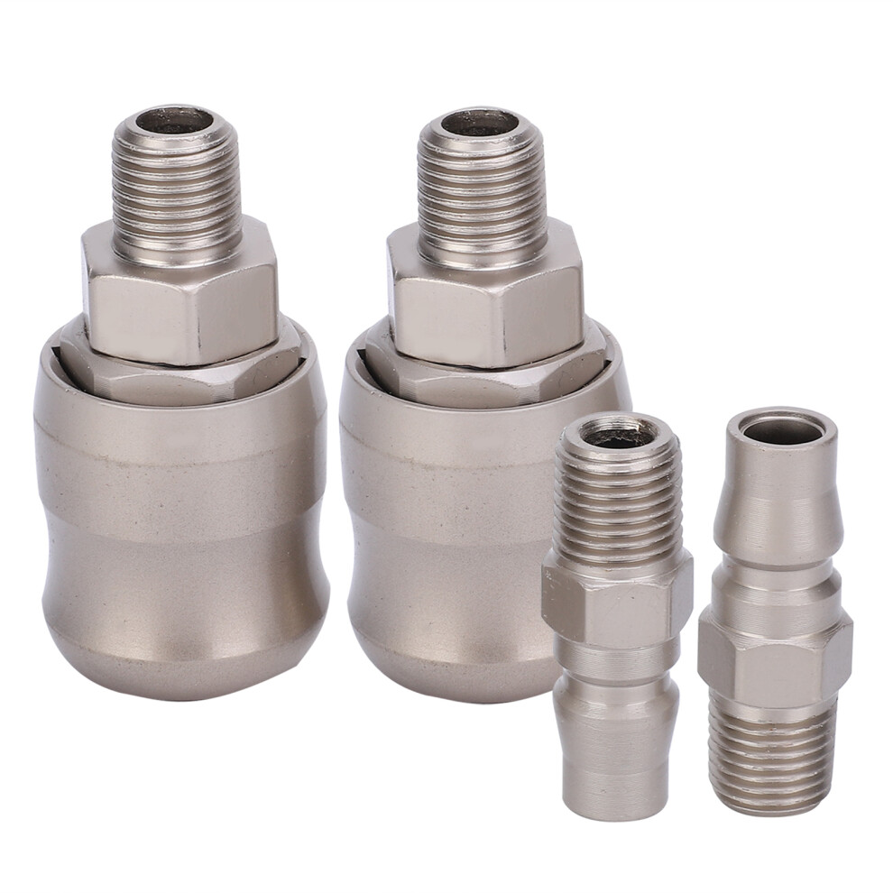 Carbon Steel Pneumatic Coupler 2 Sets