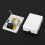 2pcs RJ45 Cat6 Surface Mounted Desktop Network Junction Box, Single Port 6
