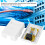 2pcs RJ45 Cat6 Surface Mounted Desktop Network Junction Box, Single Port 4