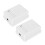 2pcs RJ45 Cat6 Surface Mounted Desktop Network Junction Box, Single Port 10