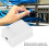 2pcs RJ45 Cat6 Surface Mounted Desktop Network Junction Box, Single Port 3