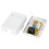 2pcs RJ45 Cat6 Surface Mounted Desktop Network Junction Box, Single Port 5