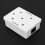 2pcs RJ45 Cat6 Surface Mounted Desktop Network Junction Box, Single Port 7
