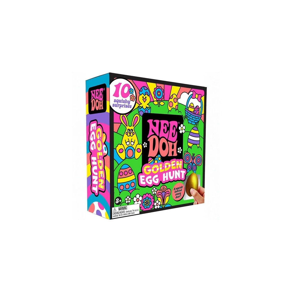 Needoh Easter Egg Hunt Mystery 10 Squishy Surprises Collectibles Gift Golden