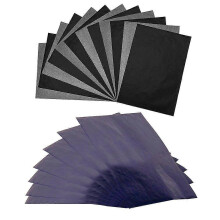 (A4 black 50 sheets) Carbon Base Paper A4 A3 Free Cut Reusable Double Sided Stationery Office School Supplies Drawing Carbon