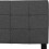 Seconique Arran 4ft 6inch Double Bed Frame Grey Fabric 6
