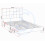 Seconique Arran 4ft 6inch Double Bed Frame Grey Fabric 9
