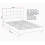 Seconique Arran 4ft 6inch Double Bed Frame Grey Fabric 10