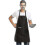 (Red) 12 Pack Solid Bib Aprons with 2 Pockets Unisex Commercial Aprons Bulk A - DD 3