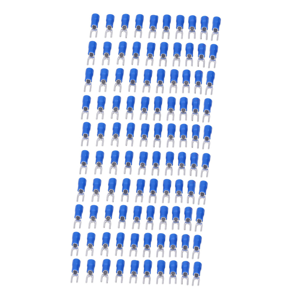 Blue Fork Terminal Kit 100Pcs 1.5-2.5Mmâ² Wire 7340572379450