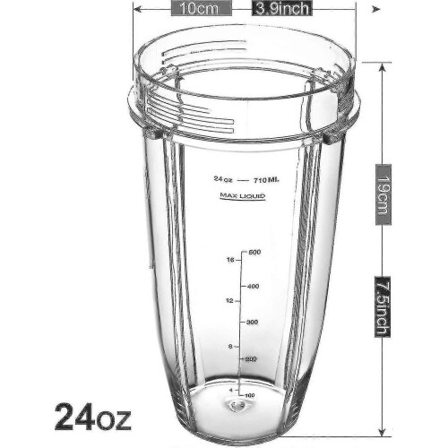 24 Oz Cup for Nutri Ninja Blender Parts 1