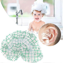(A) 60pcs Ear Covers For Shower, Baby Waterproof Ear Stickers Newborn Ear Protection For Swimming Shower - RiRi