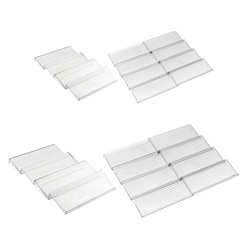 Acrylic Spice Organizers Step Tray Adjustable for-S 8 pieces 1
