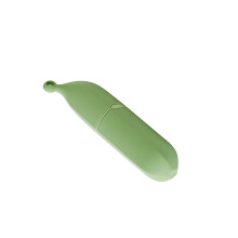 Banana Shaped Release Adhesive Cylinder For Pet Hair-Green
