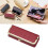 Sunglasses Storage Magnetic Closure Convenient-Wine Red 3