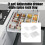 Acrylic Spice Organizers Step Tray Adjustable for-S 8 pieces 6