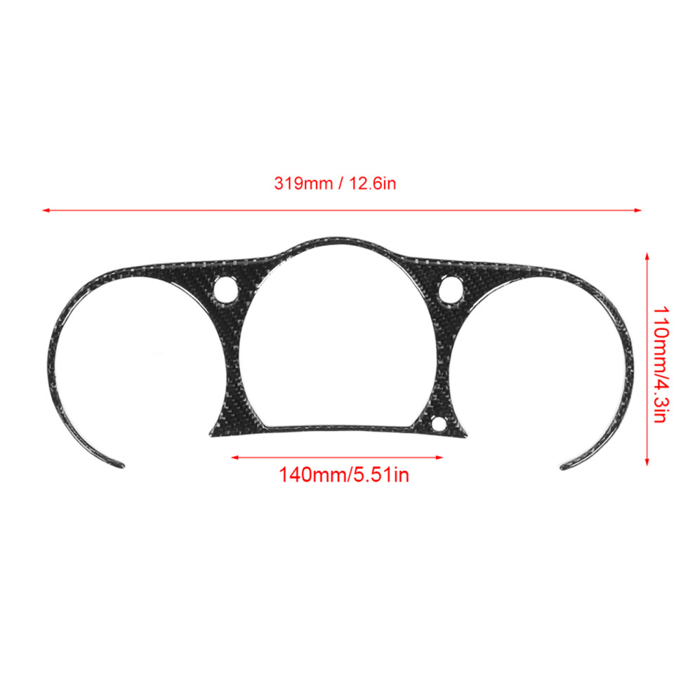 Nissan 350Z Interior Cluster Cover In Carbon Fiber Finish 6941392504865