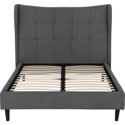 Seconique Verona 4ft 6icnh Double Bed Frame Grey Fabric 2
