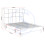 Seconique Verona 4ft 6icnh Double Bed Frame Grey Fabric 8