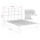 Seconique Verona 4ft 6icnh Double Bed Frame Grey Fabric 9