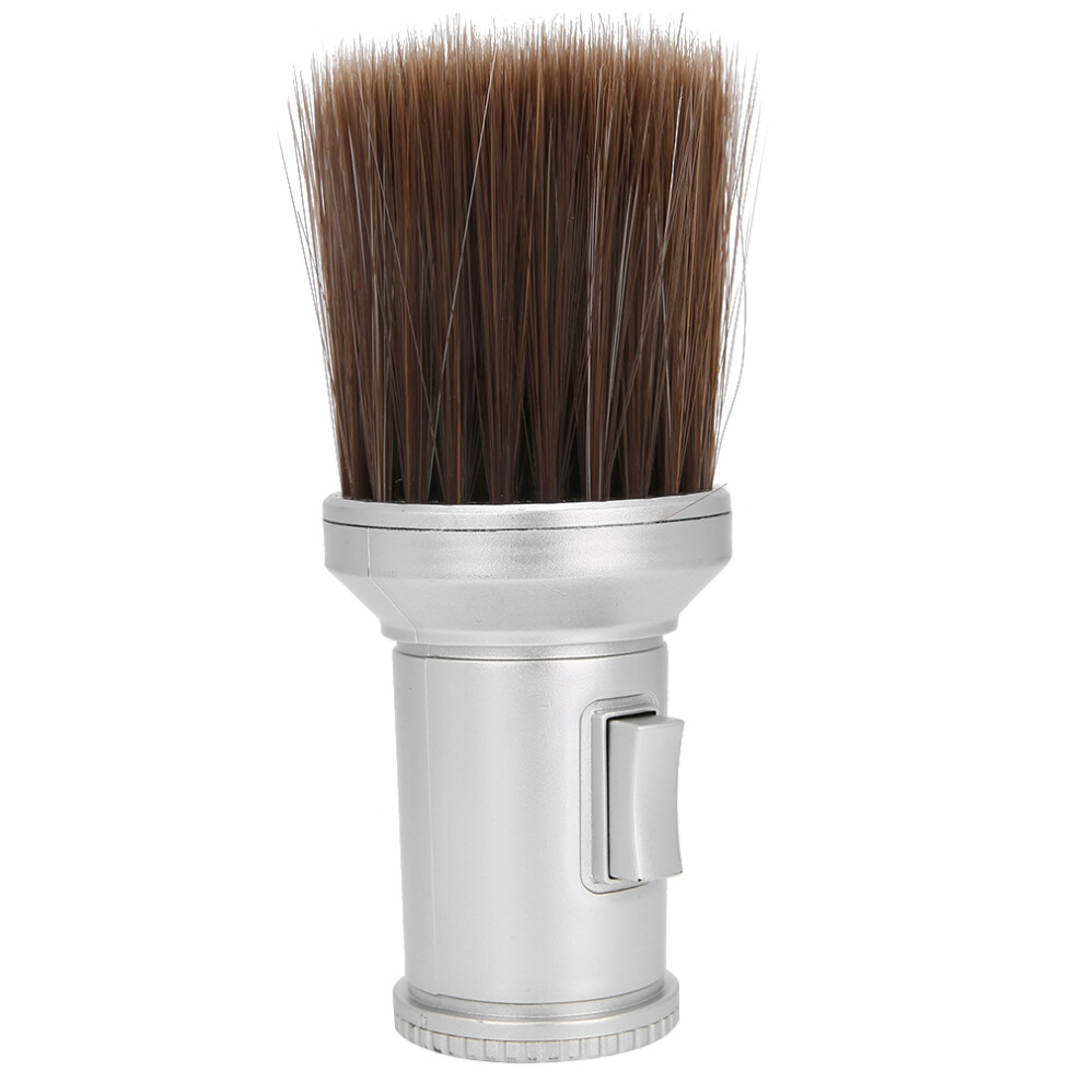 Silver Multifunctional Broken Hair Sweep Brush For Barber Shop 13.5Cm