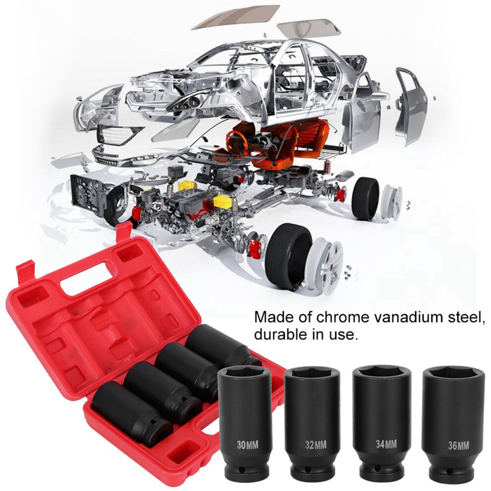 Deep Impact Socket Set 30-36Mm 4Pc 7293282071537