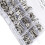 Flat Screw Set 260Pcs M4/M5/M6 Stainless Steel 304 Hex Socket for Electronics 5