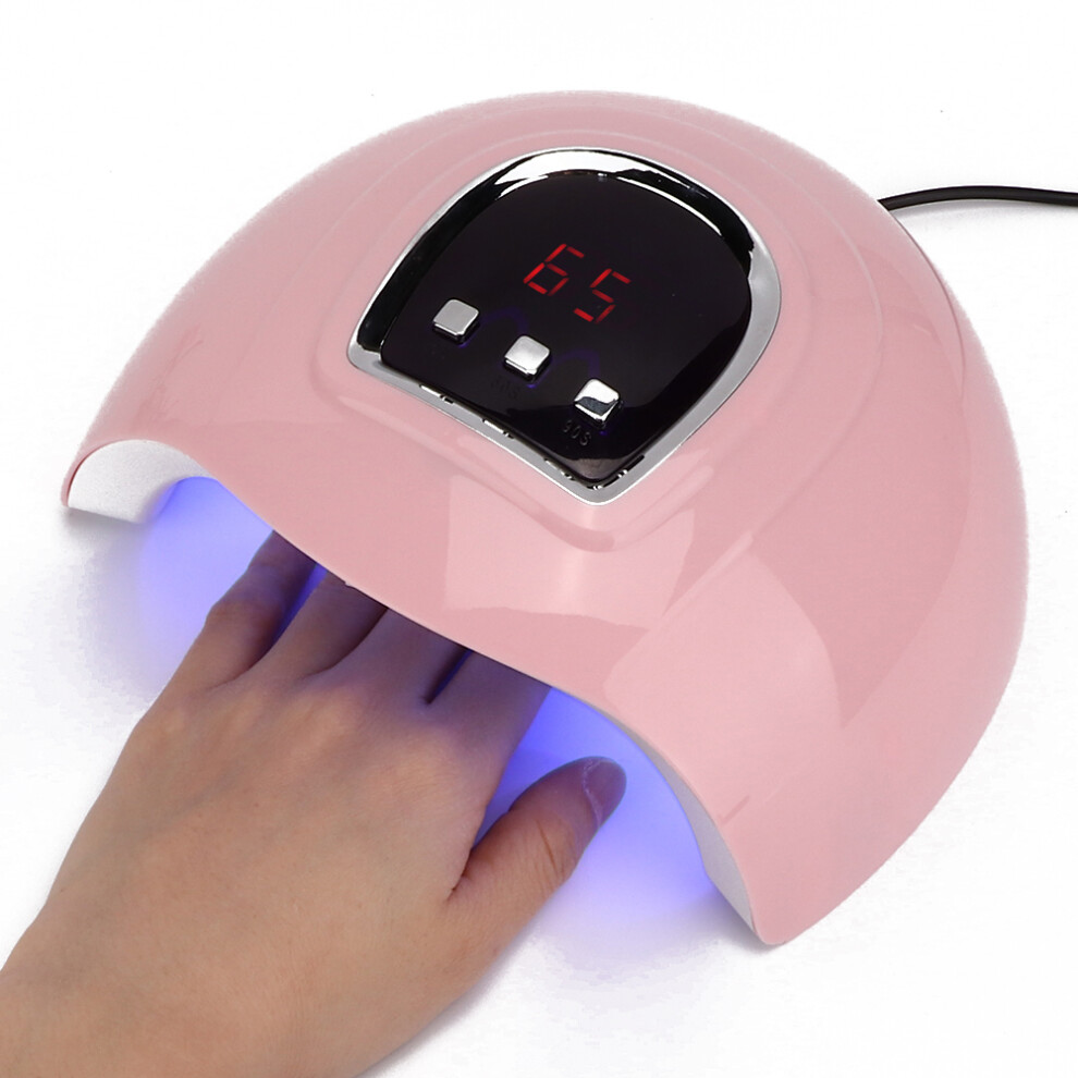 Light 54W Nail Gel Curing With Lcd Display, Infrared Sensor, Usb