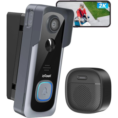 ieGeek WiFi Video Doorbell Camera with Chime UK