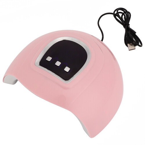 54W Nail Gel Curing Light with LCD Display, Infrared Sensor, USB 2