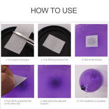 250PCS Clear Removable Double Sided Balloon Glue Dots for DIY Decorations