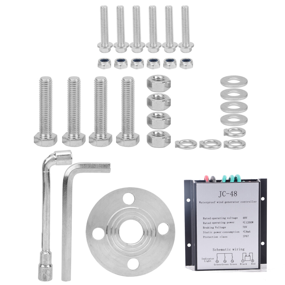 1200W Home Charging Wind Turbine 48V Kit