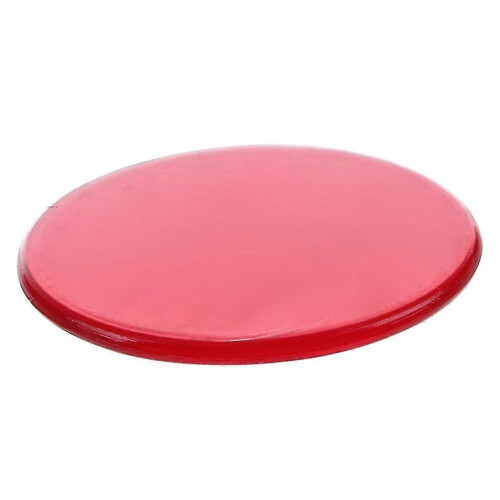 100pcs Clear Red Plastic Bingo Chips 1.9cm 2