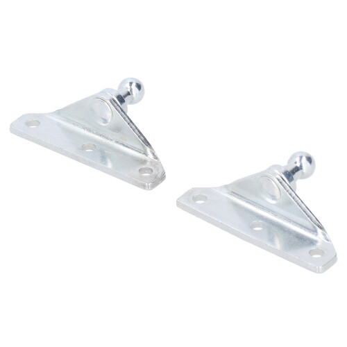 2 Pcs Galvanised Ball Stud Brackets 10mm M10 2
