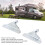 2x M10 Ball Stud Brackets for Gas Strut Supports 9