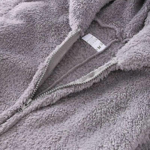 (m, red) Onesie Pajamas Long Warm Brushed Bodysuit - DD 1