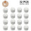 (25mm) 32 Pieces Pipe Plugs, Round End Cap, Pipe, Lamellar Plugs - Ri 1