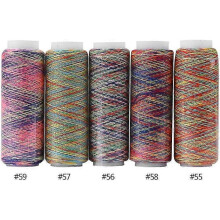 Colorful Sewing Thread 5 Strands Polyester Manual Machine Embroidery Sewing Thread - DD01