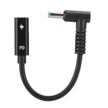 Type C Female to 4.5mm x 0.6mm Power Adapter Cable 65W, 15cm