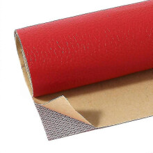 (50x137cm, Red) Self Adhesive Leather Repair Patch Couch Sofa Car Seat Chair Renovation Sticker - Ri
