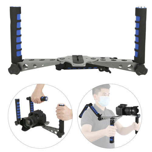 Aluminum Alloy Camera Stabilizer Rig, Single Handle Shoulder Support