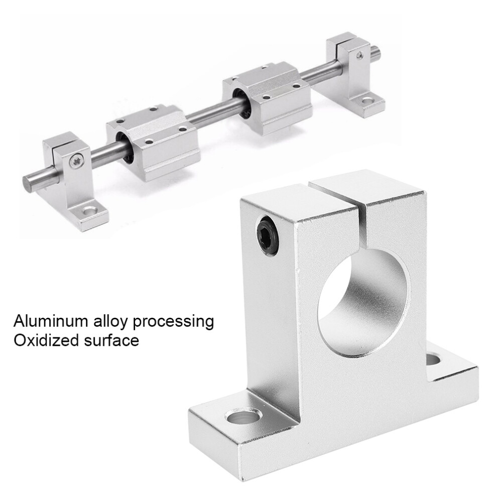 Heavy Load Aluminum Alloy Shaft Bracket Fastener 2Pcs Sk 20 Heavy Duty Hardware 7891392509782