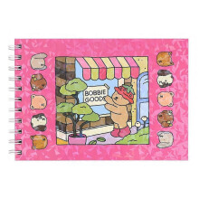 (Red) Bobbie Goods Coloring Book, Cute and Cozy Cartoon Coloring Book for Adults & Kids