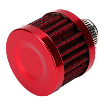 13mm Mini Air Intake Filter Vent | Universal Car Accessory in Red/Blue/Silver/Black