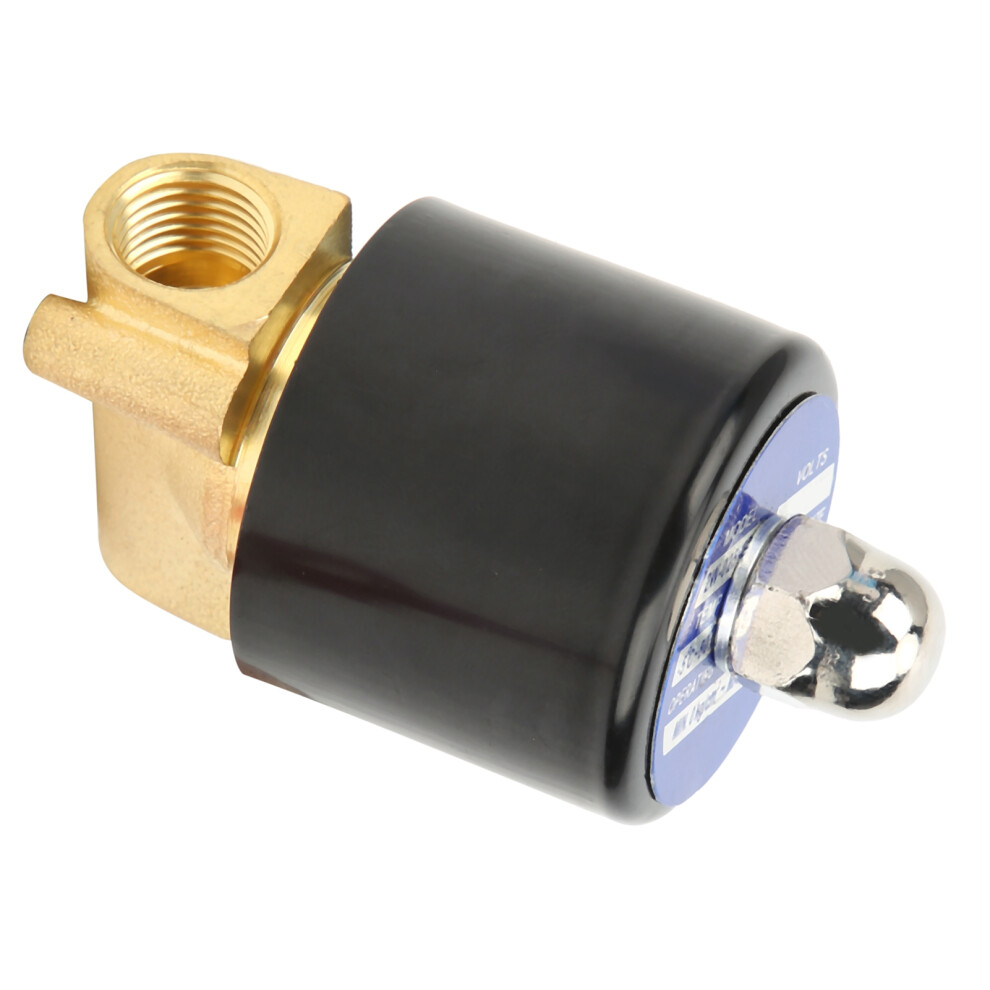 12V Brass Solenoid Valve G1/4 NC Direct Acting