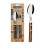 Tramontina 6 Piece Wooden Handle Table Spoons Set 1