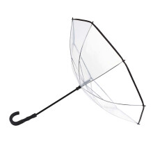 Portable Transparent Pet Umbrella with Leash, Folding 44cm