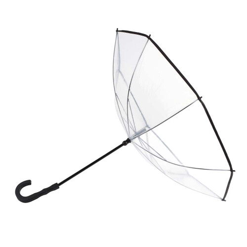 Portable Transparent Pet Umbrella with Leash, Folding 44cm